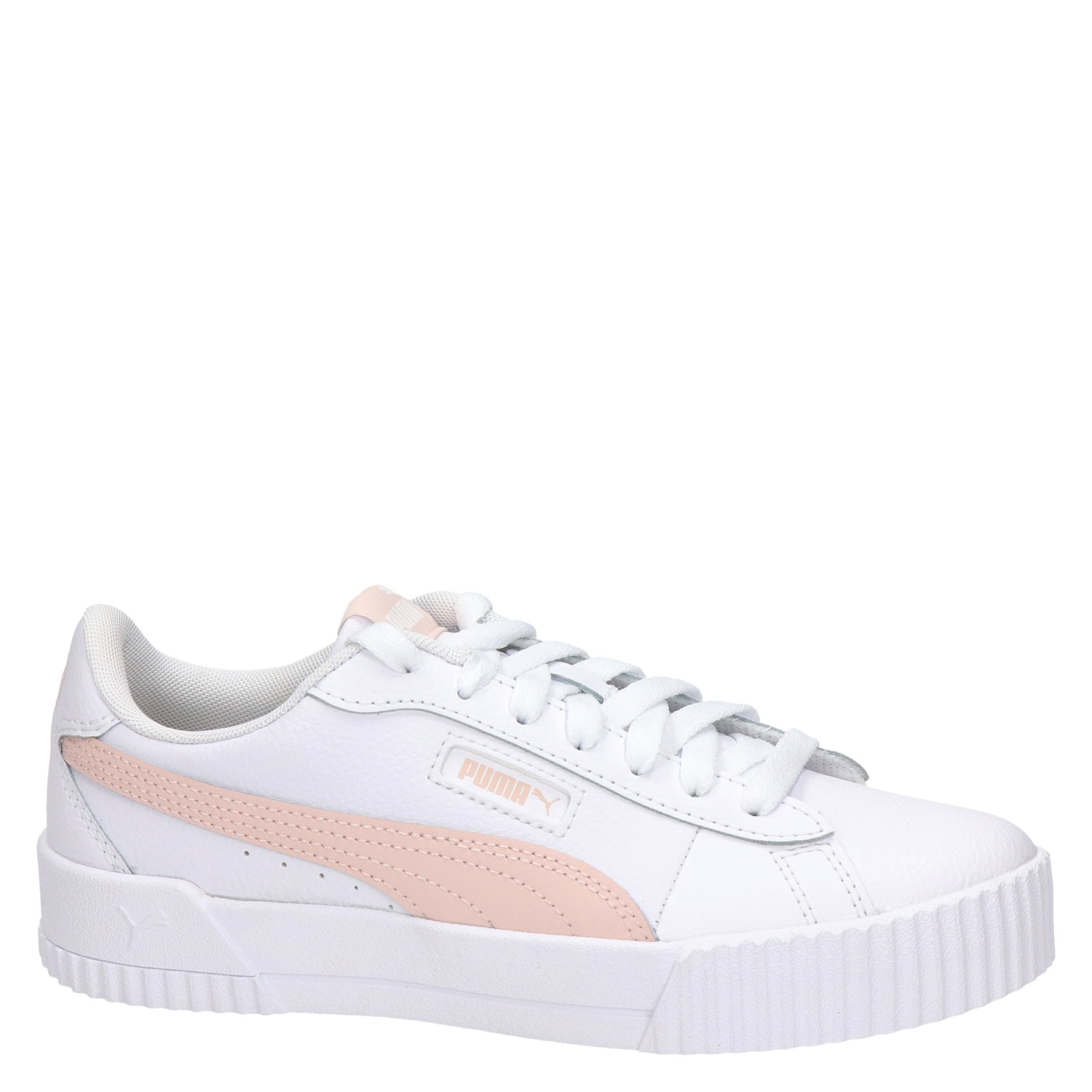 Puma Carina Crew - Lage sneakers voor dames - Wit - Nelson.nl