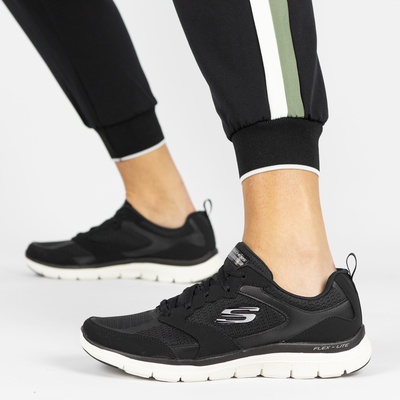 Skechers Flex Appeal 4.0 - Lage sneakers - Zwart