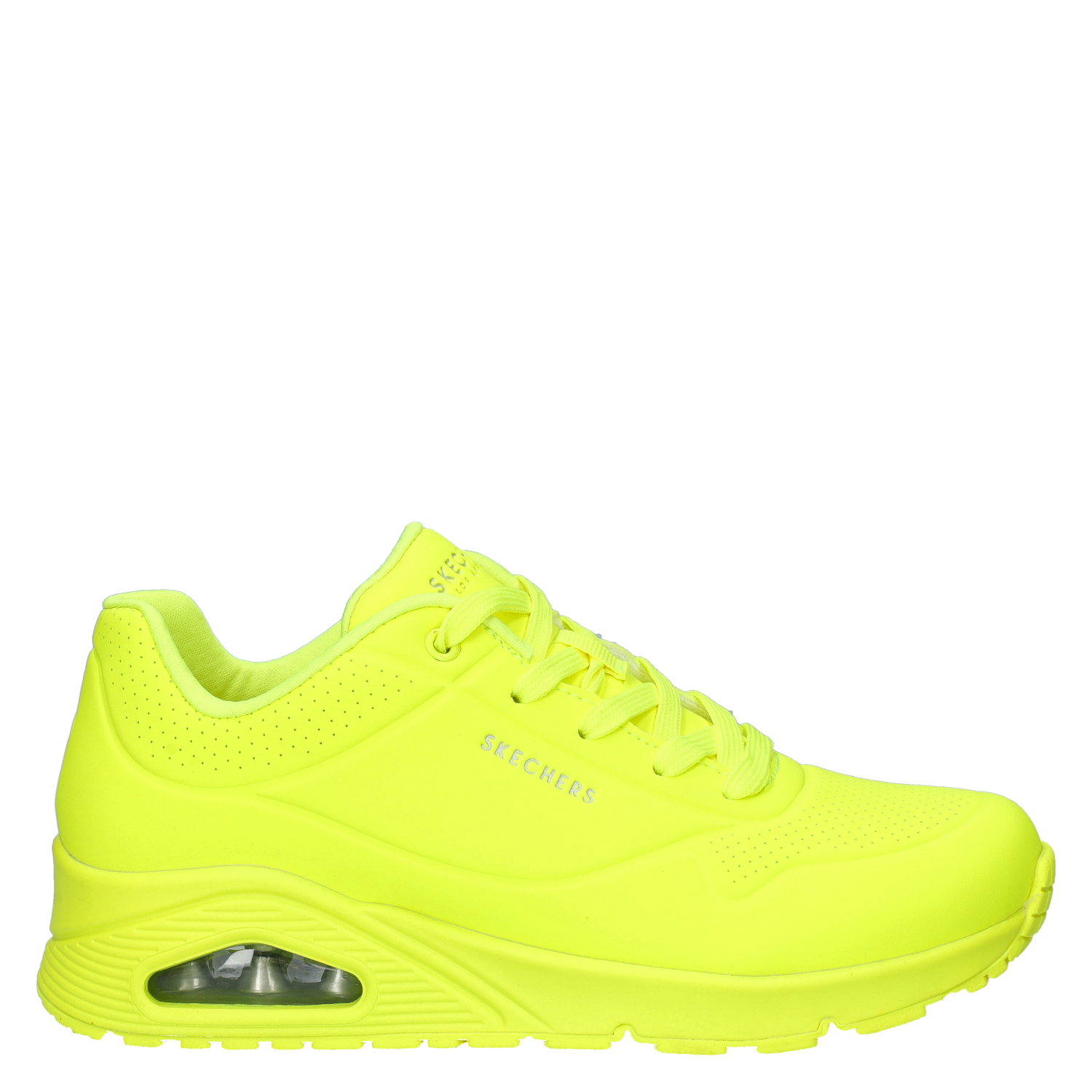 Skechers Street Uno - Lage sneakers voor dames - Geel - Nelson.nl