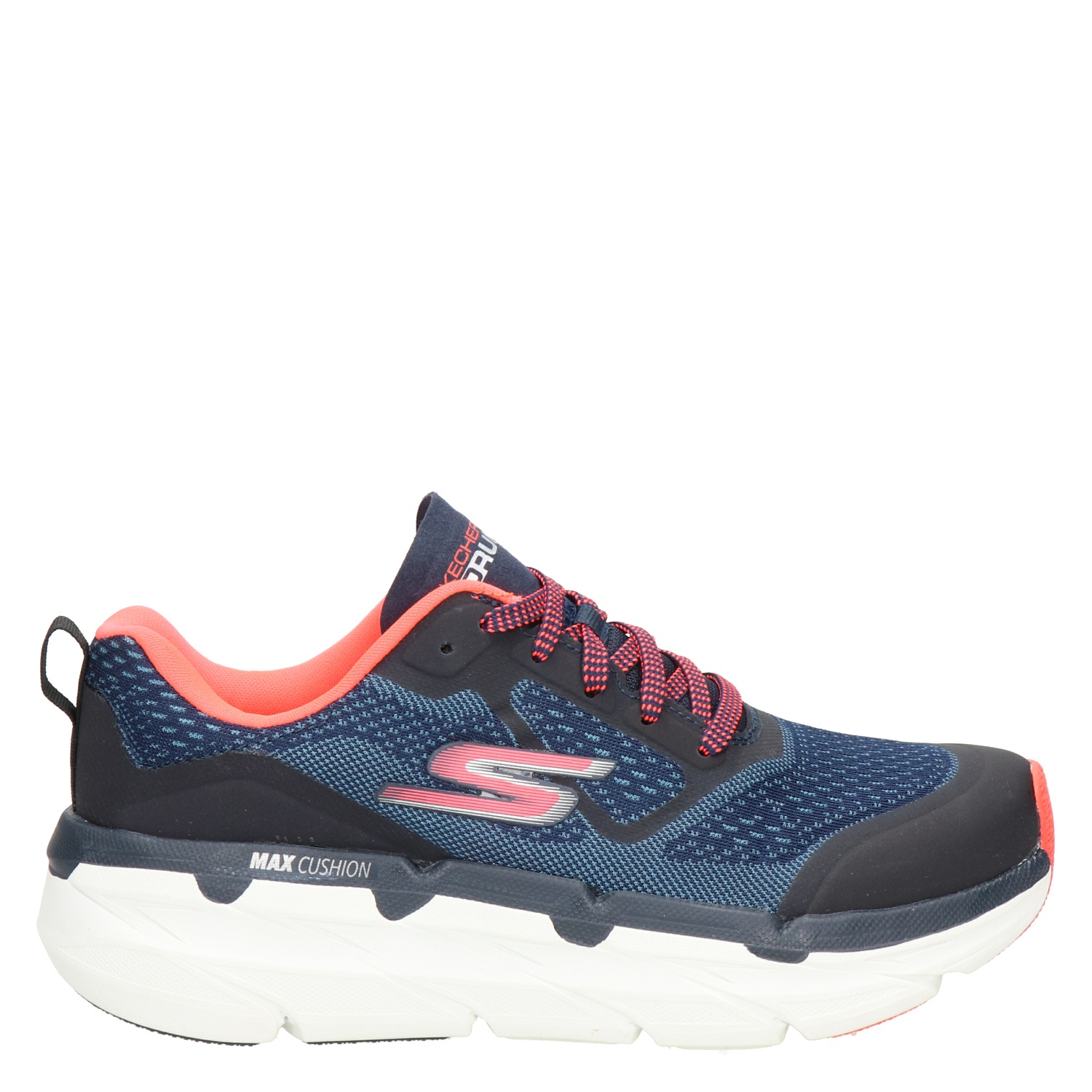 Skechers Max Cushioning - Lage sneakers voor dames - Blauw - Nelson.nl