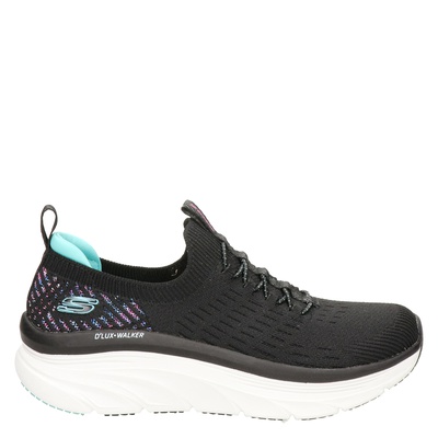 Skechers D Lux Walker - Instapschoenen - Zwart
