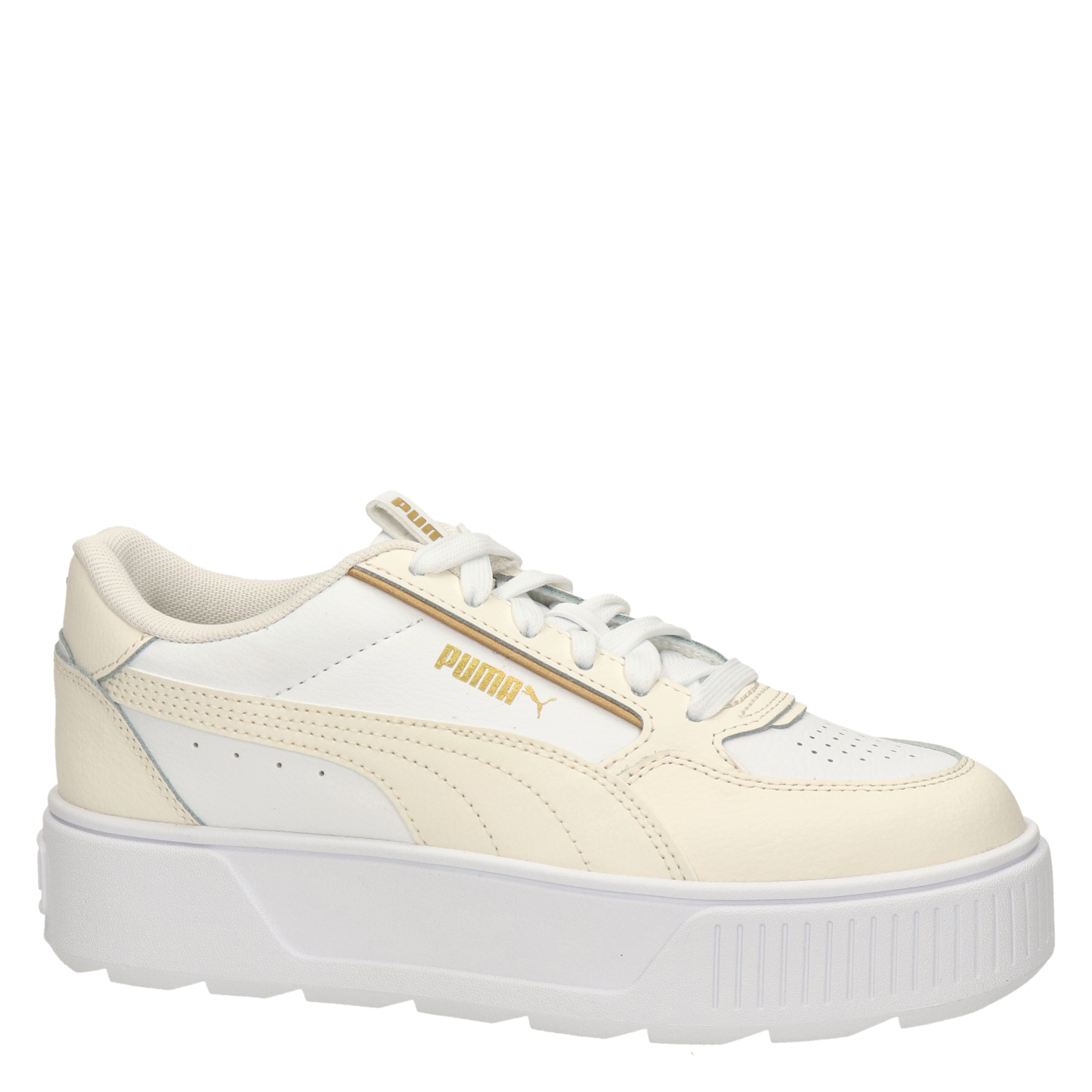 Puma Karmen Rebelle - Lage sneakers voor dames - Wit - Nelson.nl
