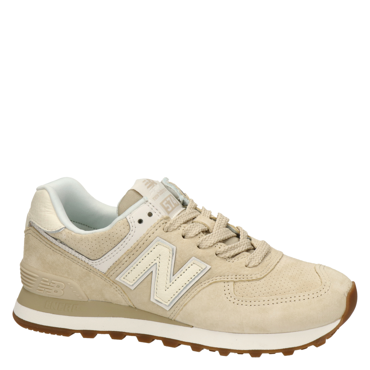 New Balance WL574 - Lage sneakers voor dames - Beige - Shoemixx.nl