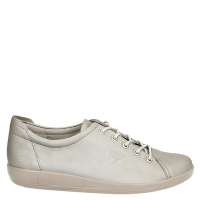 Ecco Soft 2.0 - Veterschoenen - Beige