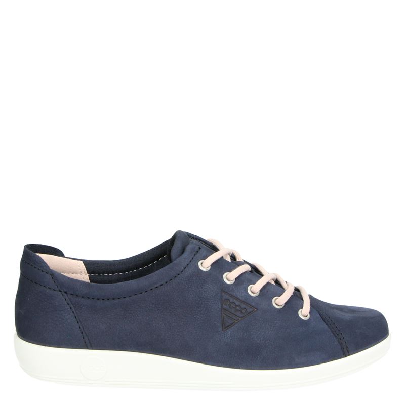 Ecco Soft 2.0 - Veterschoenen - Blauw