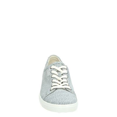 Ecco Soft 7 - Lage sneakers voor dames - Grijs - Nelson.nl