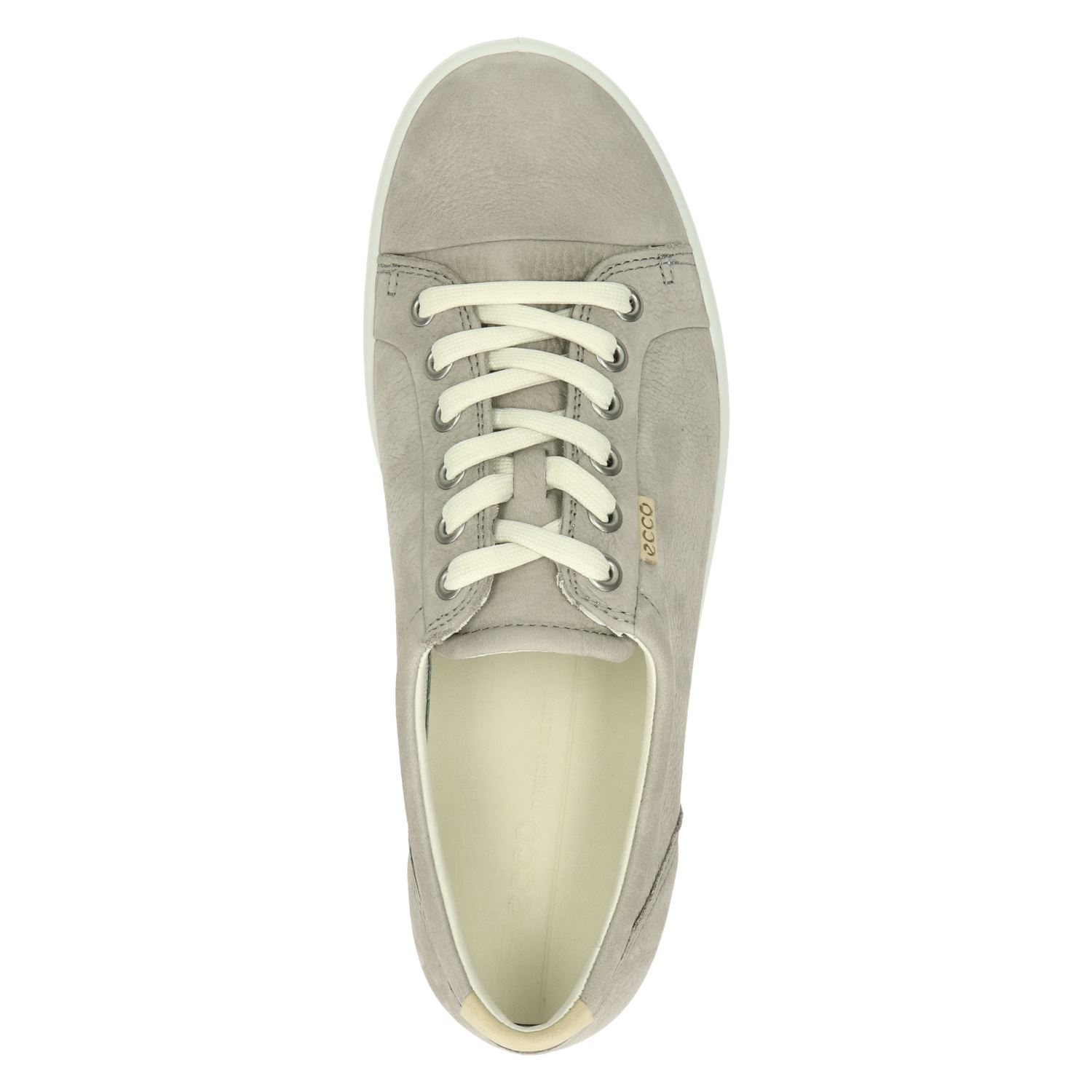 Ecco Soft 7 - Lage sneakers voor dames - Taupe - Nelson.nl