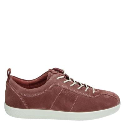 Ecco Soft 1 Lage Sneakers Roze ecco kopen in de aanbieding
