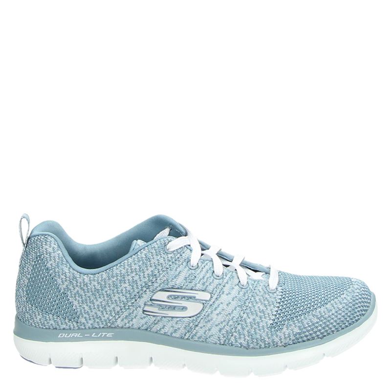 Skechers Flex Appeal 20 Lage Sneakers Blauw skechers kopen in de aanbieding
