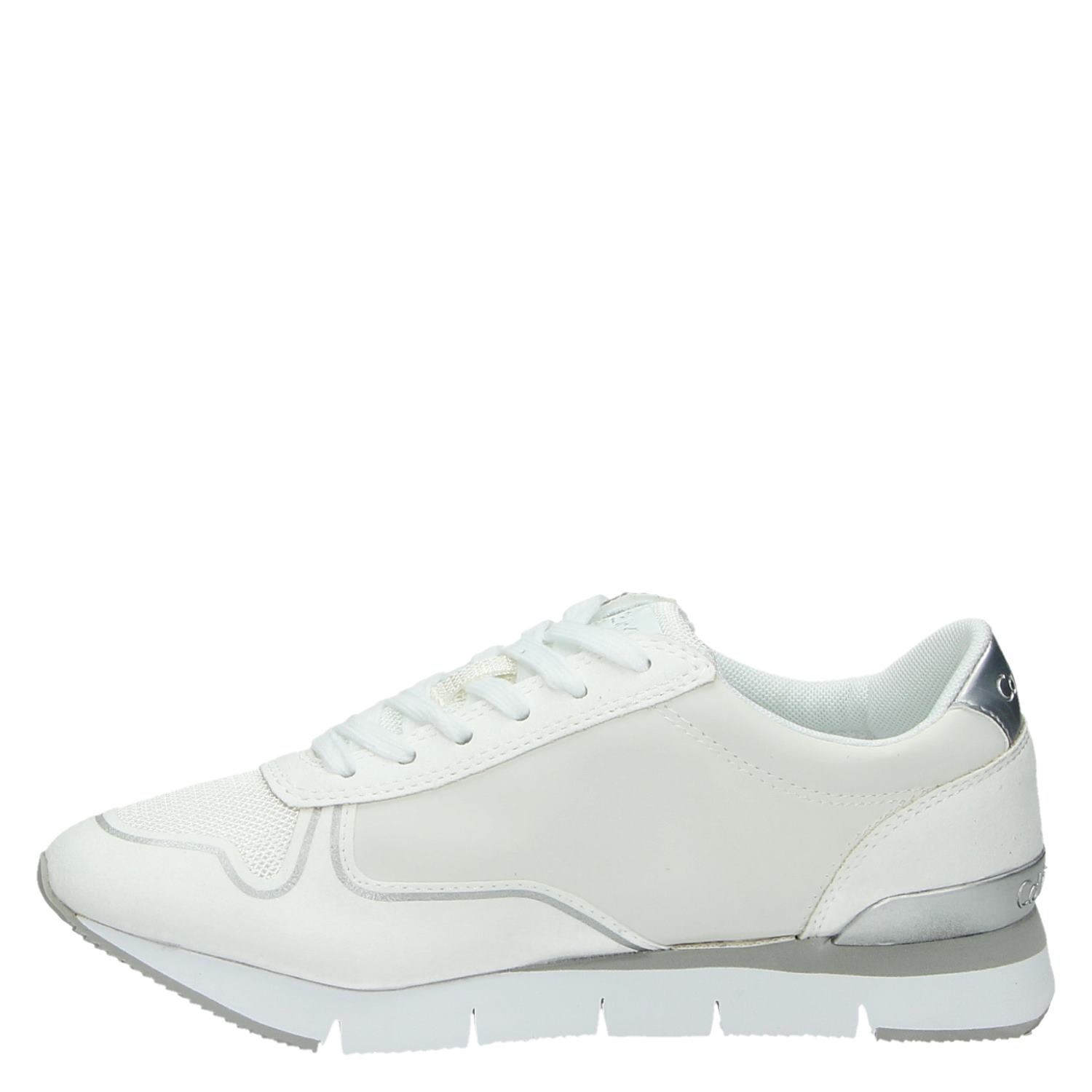 Calvin Klein Tori - Lage sneakers voor dames - Wit - Shoemixx.nl
