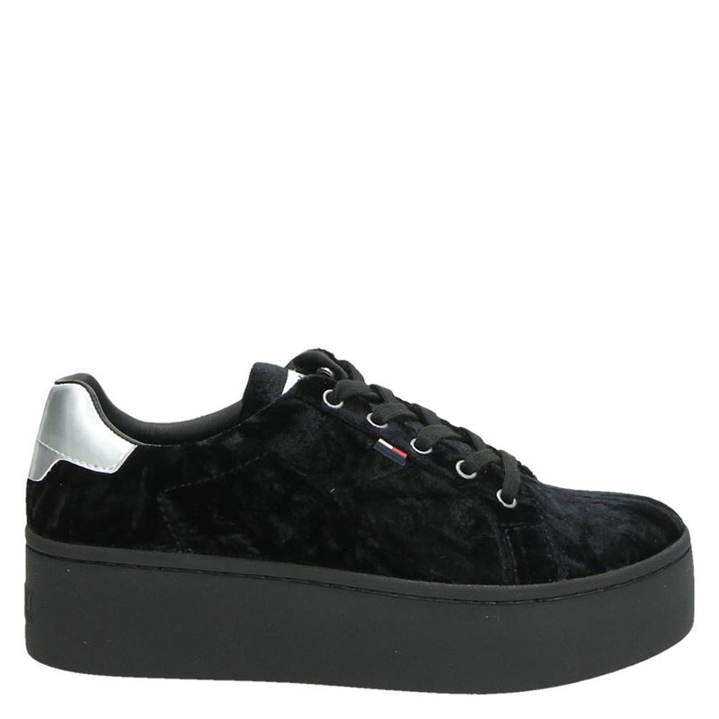 Tommy Jeans Crush Lage Sneakers Zwart tommy jeans kopen in de aanbieding