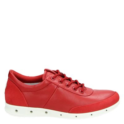Ecco Cool Lage Sneakers Rood ecco kopen in de aanbieding