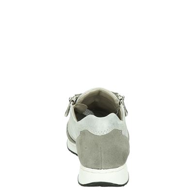 Rieker - Lage sneakers voor dames - Taupe - Nelson.nl