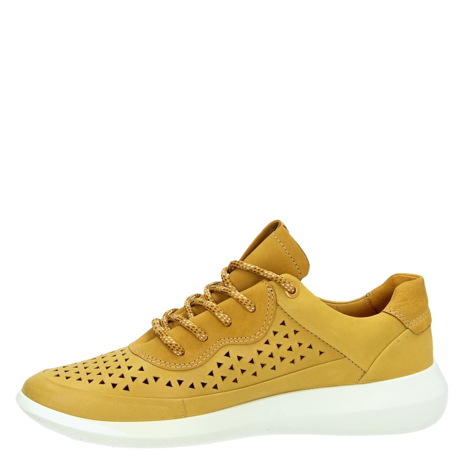 Ecco Scinapse - Lage sneakers voor dames - Geel - Nelson.nl