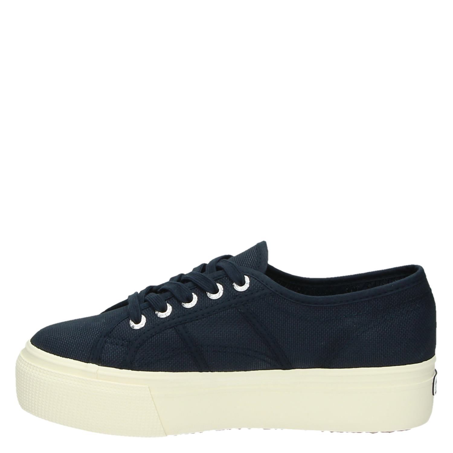 Superga 2790 - Lage sneakers voor dames - Blauw - Nelson.nl