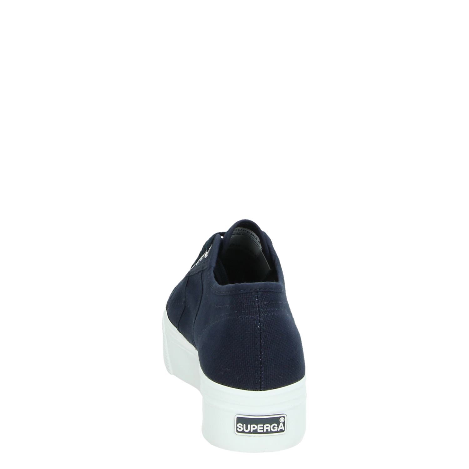 Superga 2790 - Lage sneakers voor dames - Blauw - Nelson.nl