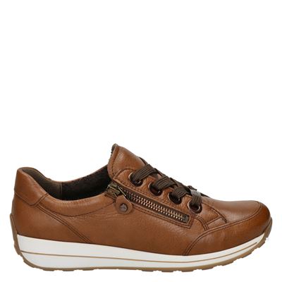 Ara - Lage sneakers - Cognac