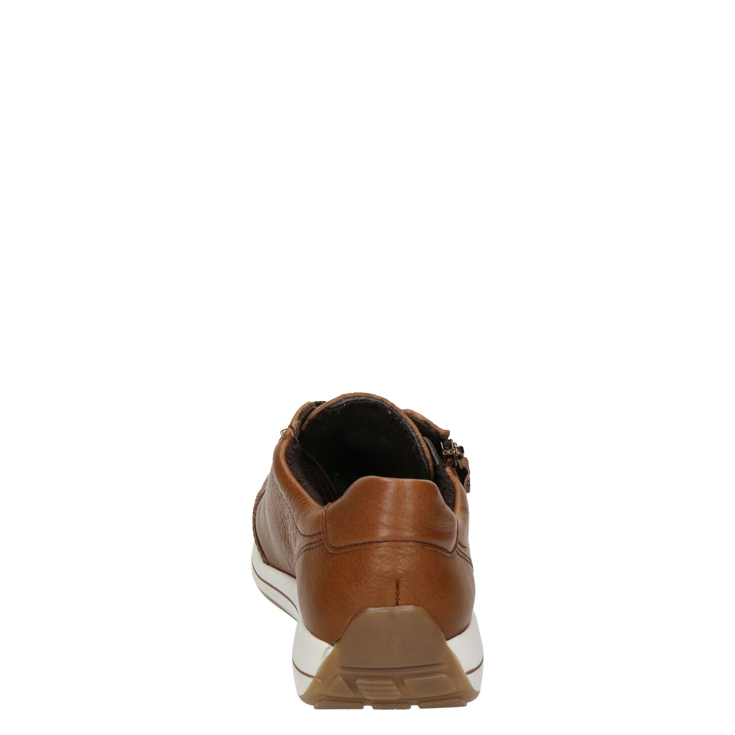 Ara - Lage sneakers voor dames - Cognac - Nelson.nl