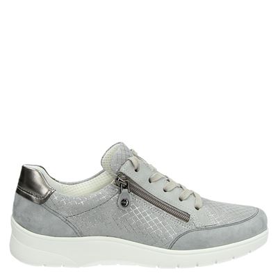 Ara - Lage sneakers voor dames - Taupe - Shoemixx.nl
