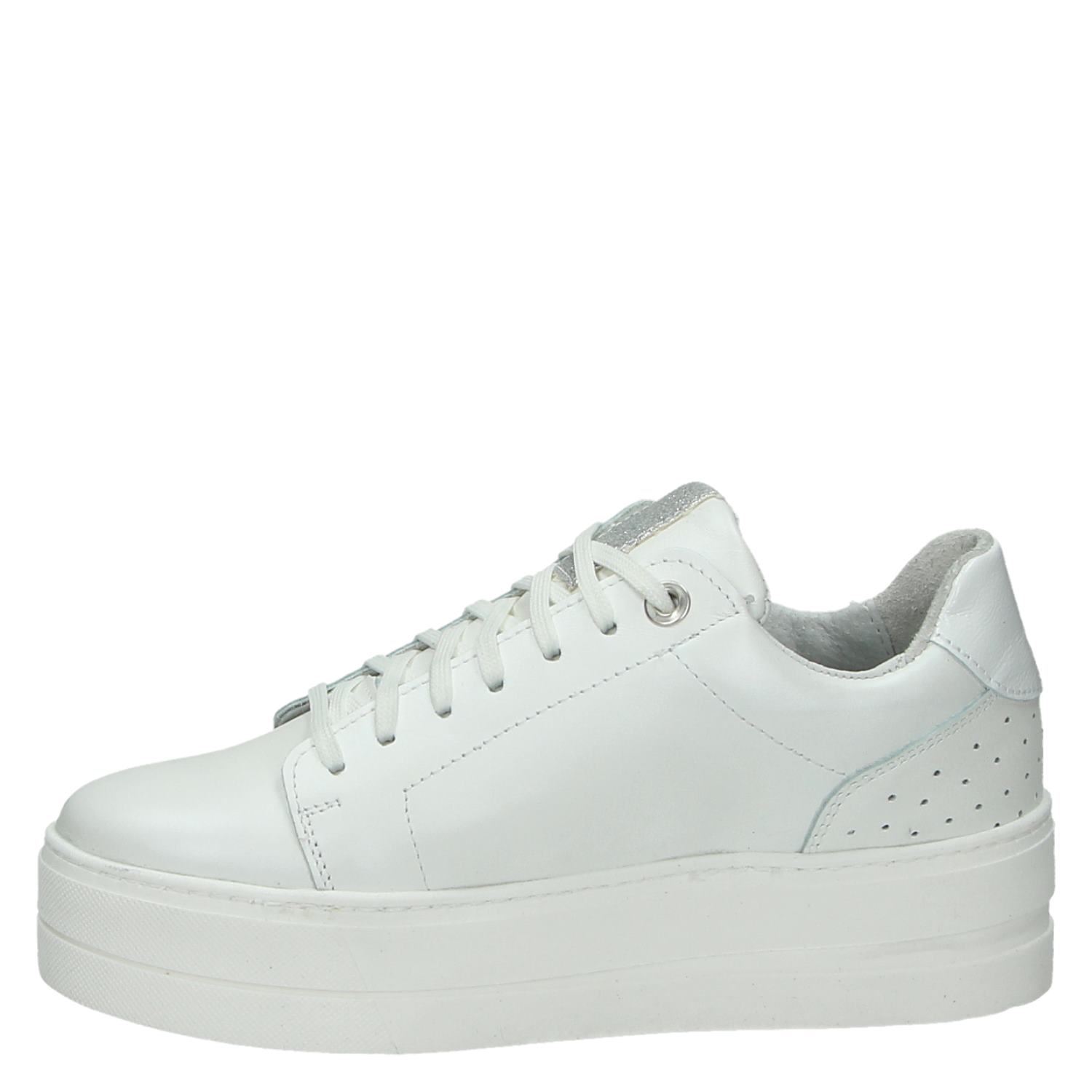 PS Poelman - Platform sneakers voor dames - Wit - Shoemixx.nl