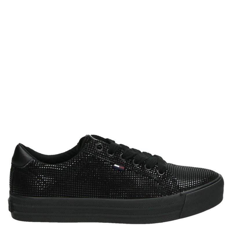 Tommy Jeans Lage Sneakers Zwart tommy jeans kopen in de aanbieding