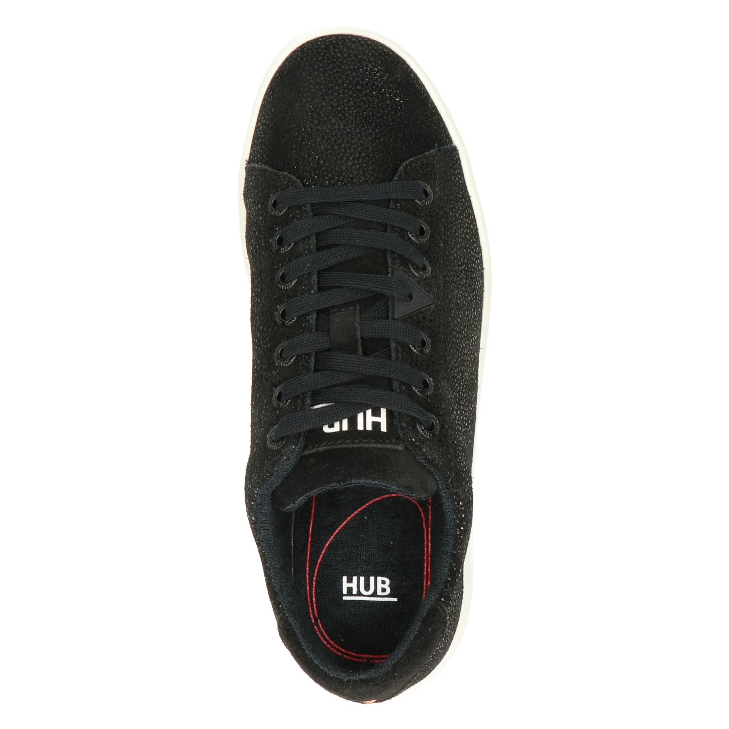 Hub Hook-W - Lage sneakers voor dames - Zwart - Nelson.nl