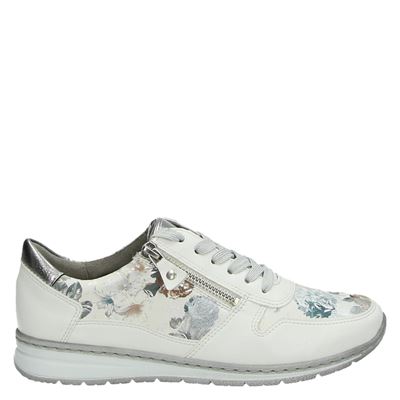Jenny - Lage sneakers voor dames - Wit - Nelson.nl