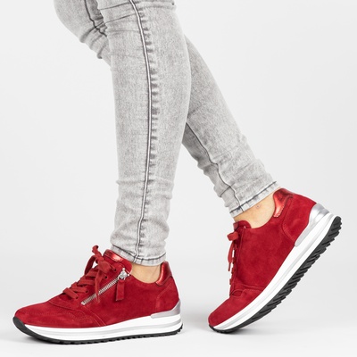 Gabor - Lage sneakers - Rood