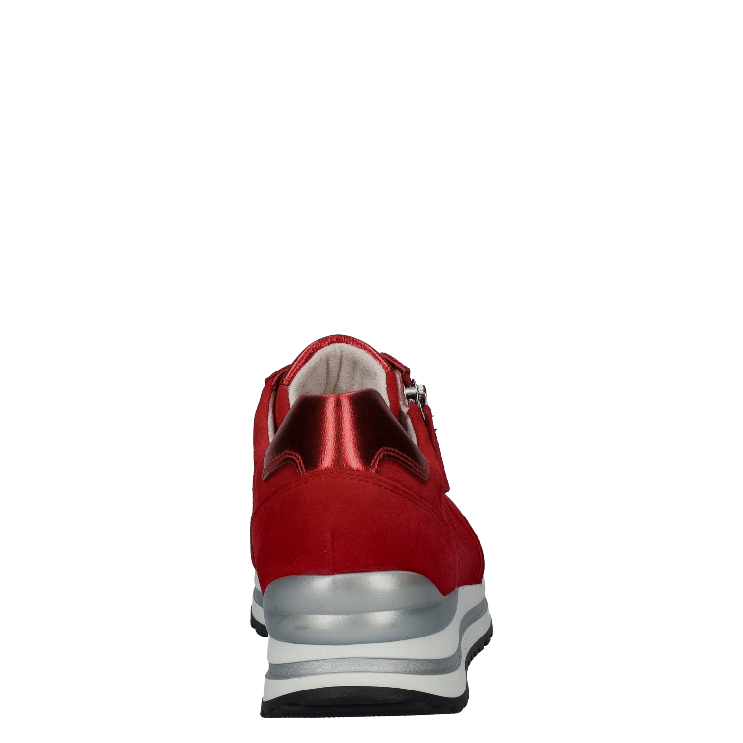 Gabor - Lage sneakers voor dames - Rood - Nelson.nl