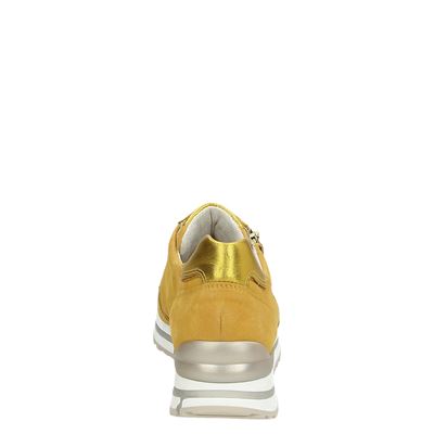 Gabor - Lage sneakers voor dames - Geel - Nelson.nl