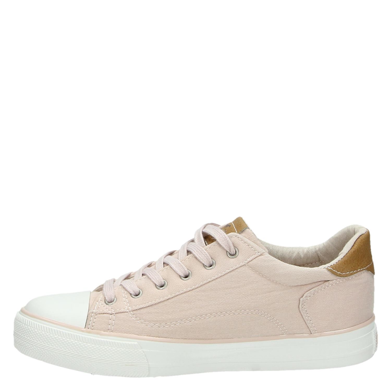 Mustang - Lage sneakers voor dames - Roze - Shoemixx.nl