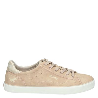 Mustang Lage Sneakers Roze mustang kopen in de aanbieding