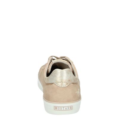 Mustang - Lage sneakers voor dames - Roze - Nelson.nl