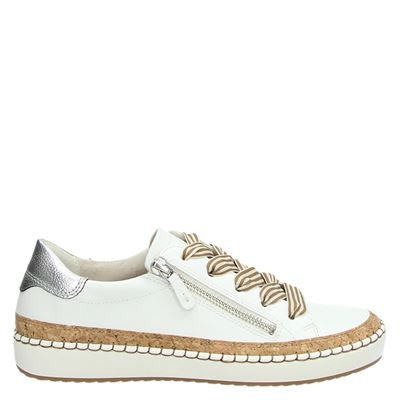 Jenny - Lage sneakers voor dames - Wit - Nelson.nl
