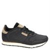 Woden Ydun Croco - Lage sneakers - Zwart