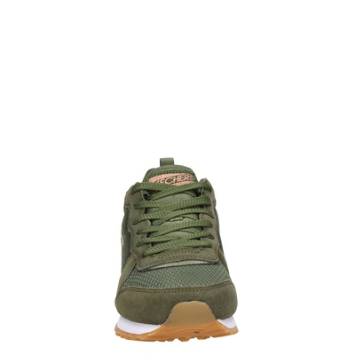 Skechers Originals - Lage sneakers voor dames - Groen - Nelson.nl