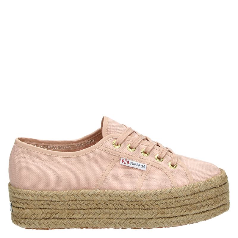 Superga Cotropew Platform Sneakers Roze superga kopen in de aanbieding