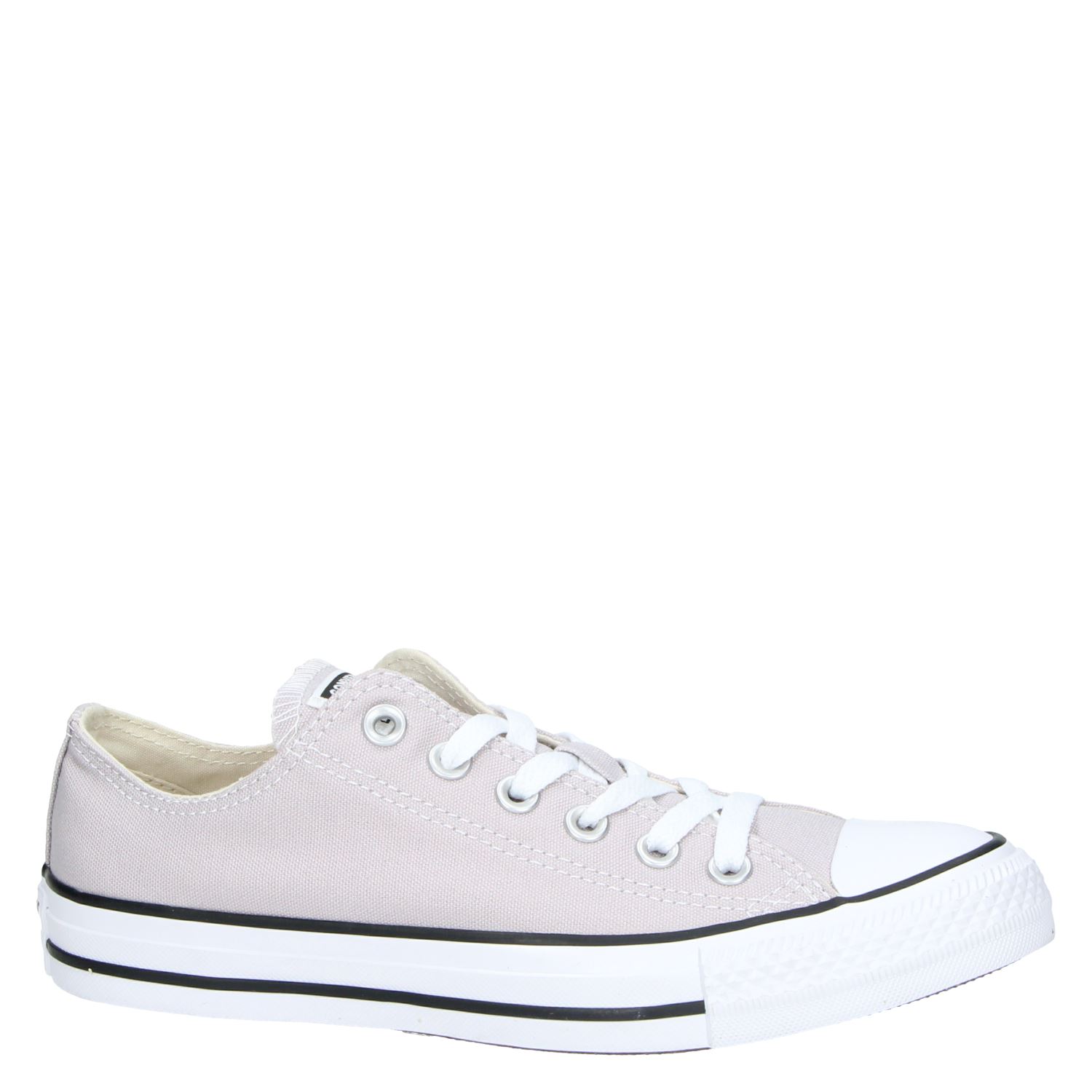 Converse Chuck Taylor - Lage sneakers voor dames - Grijs - Nelson.nl