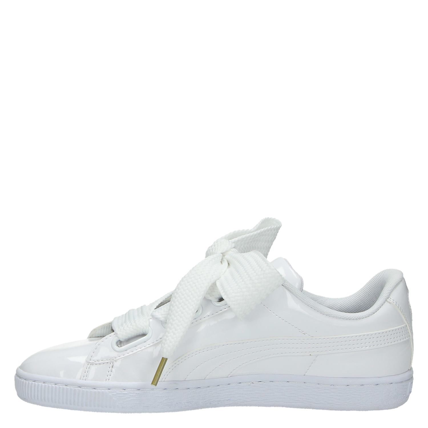 PUMA Basket Crush Patent Ac Lage sneakers Soorten Wit - Schoenen.nl