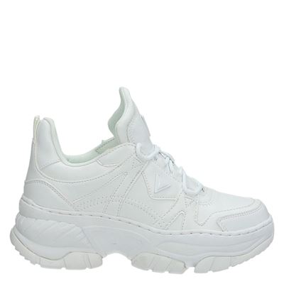 Witte Grove Sneakers met Dikke Veter - Uwantisell.nl