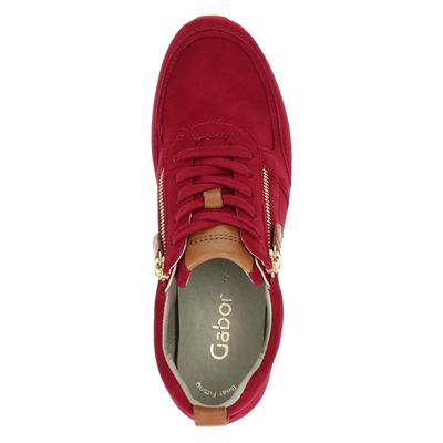 Rode GABOR Lage sneakers 528 | Omoda