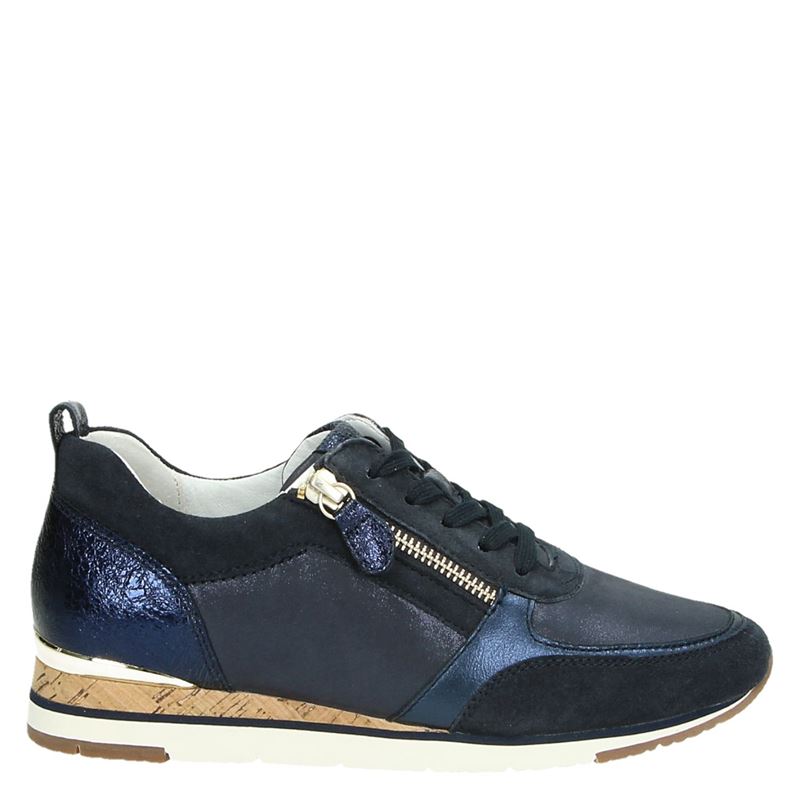 Gabor suÃ¨de sneakers blauw - Damesschoenen.nl