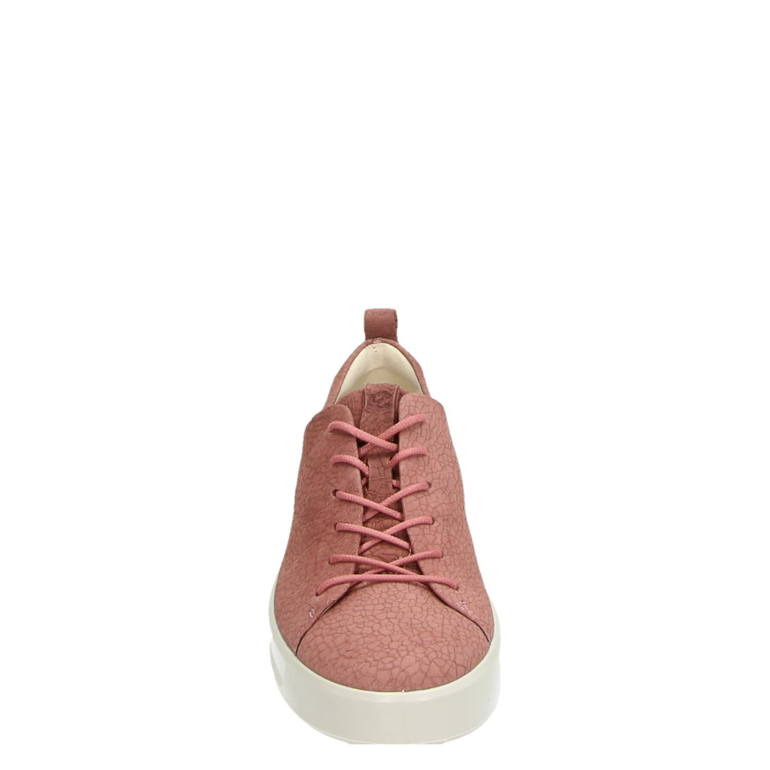 Ecco Soft 8 - Lage sneakers voor dames - Roze - Nelson.nl