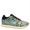 Woden Ydun Snake - Lage sneakers - Blauw