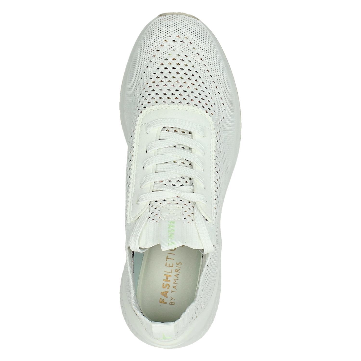 Tamaris - Hoge sneakers voor dames - Wit - Nelson.nl