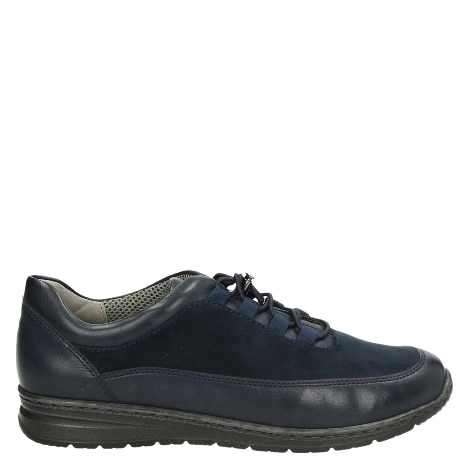 Jenny - Lage sneakers voor dames - Blauw - Nelson.nl