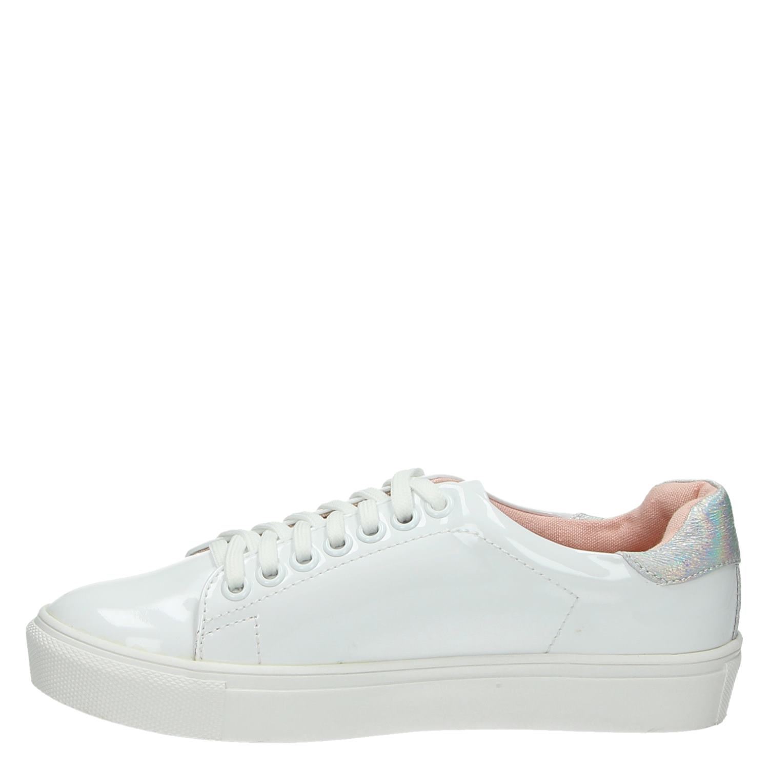 Hobb's - Lage sneakers voor dames - Wit - Shoemixx.nl