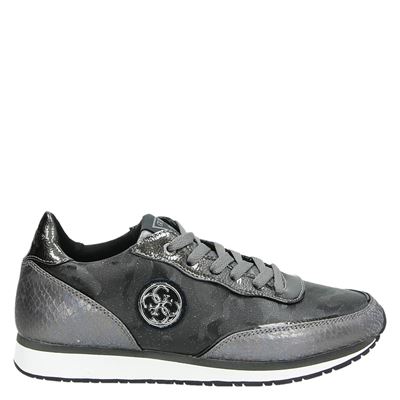 Guess Lage Sneakers Grijs guess kopen in de aanbieding