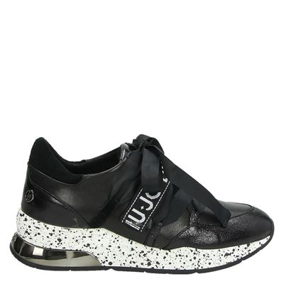 LIU-JO Karlie - Lage sneakers voor dames - Zwart - Nelson.nl