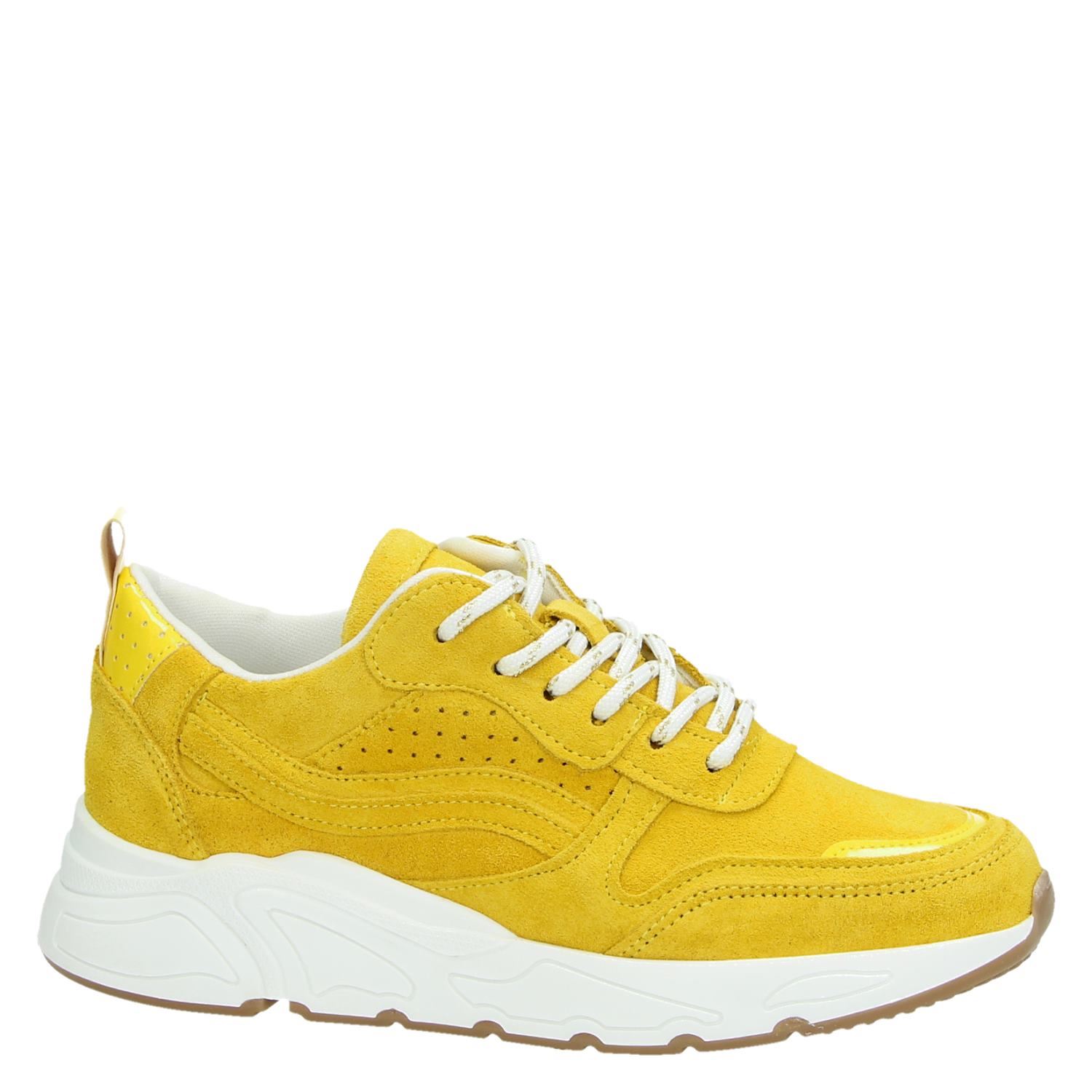 PS Poelman - Dad Sneakers voor dames - Geel - Nelson.nl